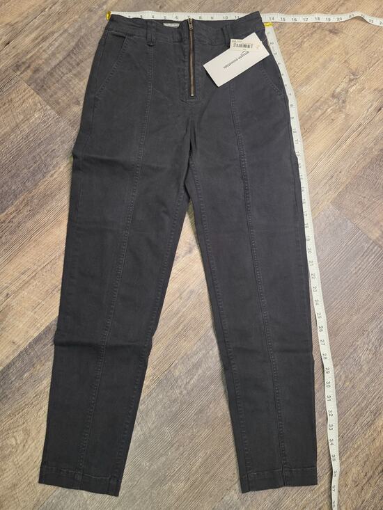 Essentials Pants - NWT Amazon Essentials Womens Pants Size 2 Black Stretch Exposed Zip Front Seam